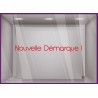Autocollant pour vitrine Nouvelle Démarque