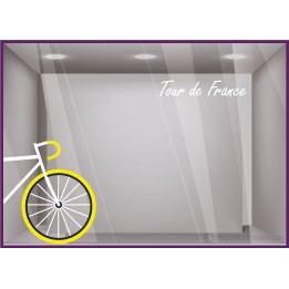 Kit de Stickers Avant de Velo Tour de France pour devantures de commerces