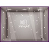 Vitrophanie Lettrage Noël Flocons Commerce Déco