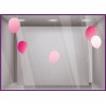 Kit de Stickers Ballons été vitrophanie commerce adhésif calicot vitrine autocollant 
