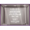 Sticker Vitrine Lettrage adhésif à vos côtés pour une année pharmacie instituts de beauté
