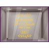 Sticker Vitrine Lettrage adhésif à vos côtés pour une année pharmacie instituts de beauté