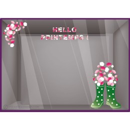 Kit de Stickers Hello Printemps Bottes