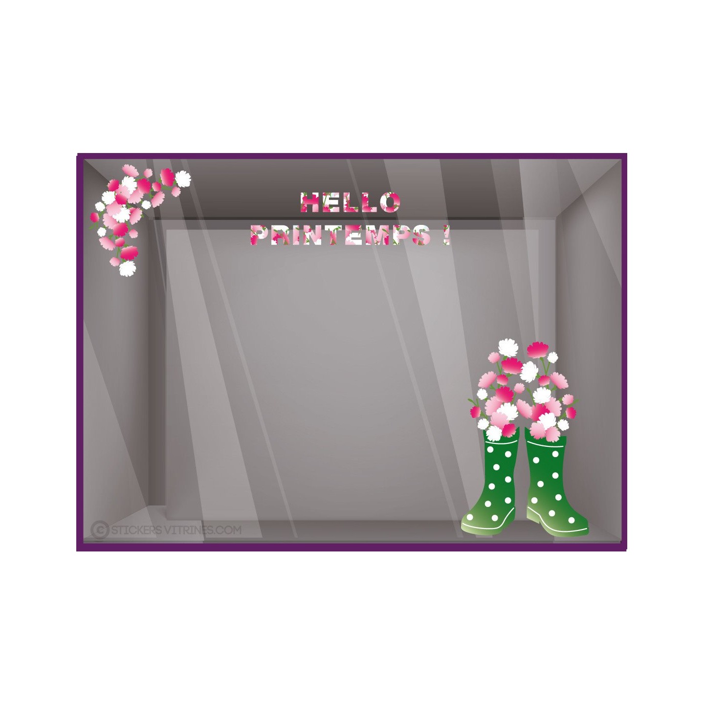 Kit de Stickers Hello Printemps Bottes