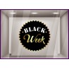 Stickers Badge Black Week