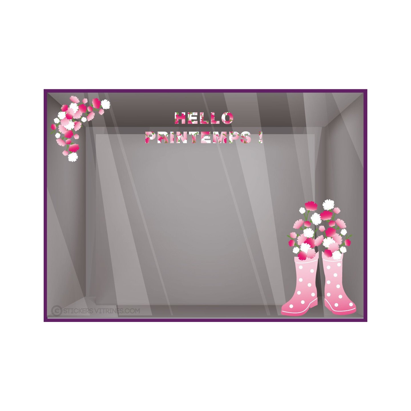 Kit de Stickers Hello Printemps Bottes