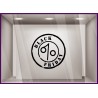 Sticker Black Friday TAMPON PROMOTION VITRINE MAGASIN MODE