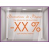 Sticker Promotions de Pâques personnalisable fêtes réduction 