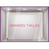 STICKER GRANDES TAILLES MAGASIN PRET-A-PORTER MODE SIGNALETIQUE LETTRAGE ADHESIF CALICOT