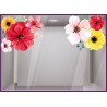 Kit de stickers fleurs géantes Printemps Fleuriste Adhésif autocollant 
