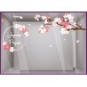  Kit de Stickers Couronne et branche joyeuses paques boulangerie patisserie chocolaterie vitrophanies