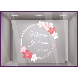Sticker Couronne Bonne Fête Maman