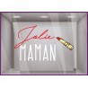 Sticker Jolie Maman Rouge à Lèvres