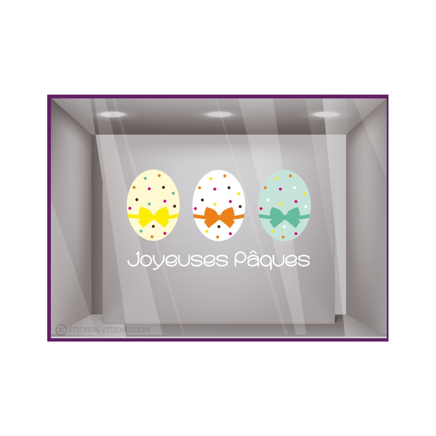 Sticker 3 Oeufs de Pâques