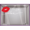 Sticker Be my love saint valentin amour fete amoureux enseigne devanture vitrine vitrophanie 