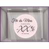 Sticker Offre Fête des Mères à Personnaliser maman vitrine amour 