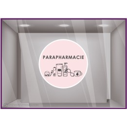 Sticker Parapharmacie Autocollant Adhésif Pharmacie Magasin Vitrine Signalétique 