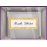 Sticker Bandeau Nouvelle collection feuilles exotique Vitrophanie Magasin boutique