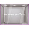 Sticker Une rentrée très classe autocollant adhésif lettrage bijouterie mode vitrine boutique enfant