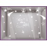 Sticker  : Shine Like A Star Noël Vitrophanie Magasin Enseigne idée déco étoiles boutique original