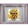 Sticker Carré Black Days Paillettes à Personnaliser
