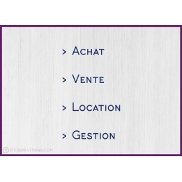 Sticker Agence Immobilière : achat, vente, location gestion vitrines vitrophanie porte signaletique calicot lettrage