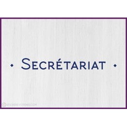Sticker lettrage Secrétariat adhesif accueil bureaux porte cabinet signaletique avocat vitre mur décoration vitrophanie 