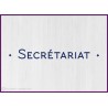 Sticker lettrage Secrétariat adhesif accueil bureaux porte cabinet signaletique avocat vitre mur décoration vitrophanie 