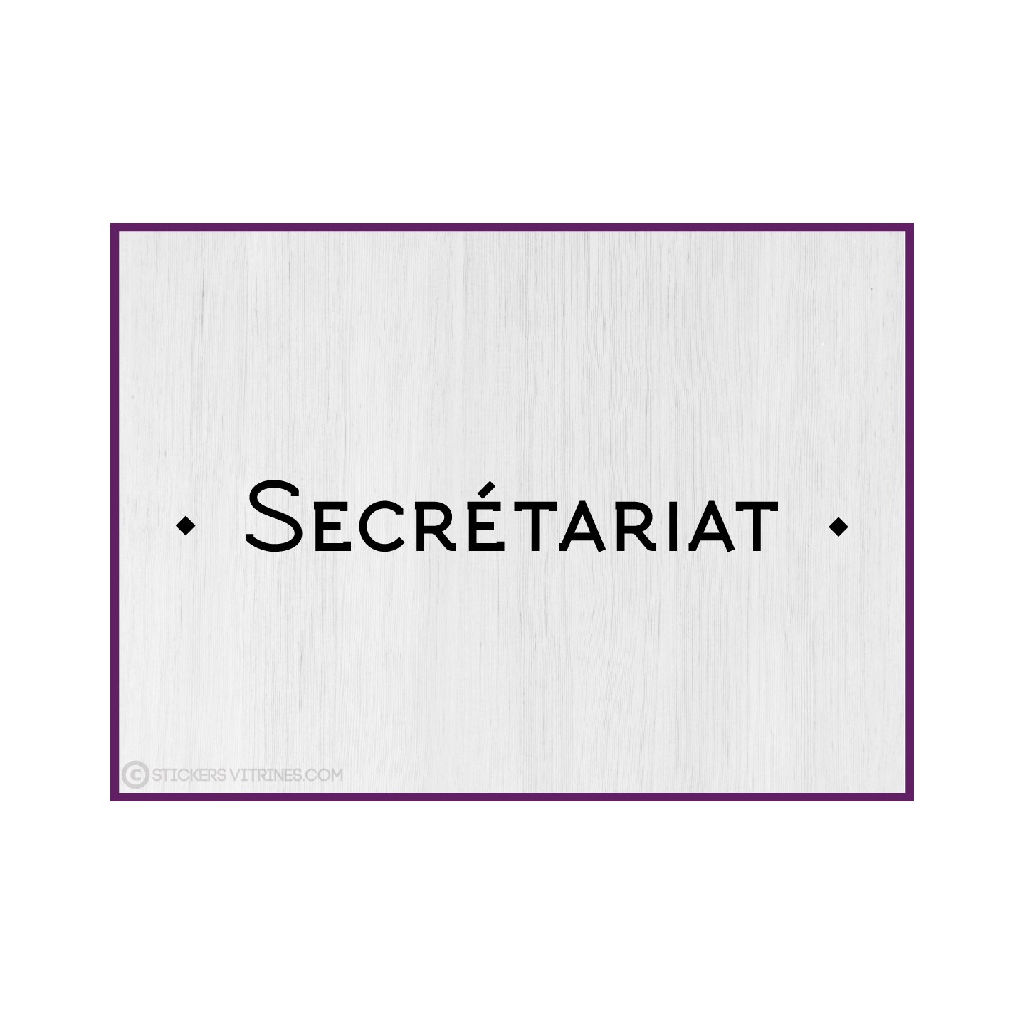 Sticker lettrage Secrétariat adhesif accueil bureaux porte cabinet signaletique avocat vitre mur décoration vitrophanie 