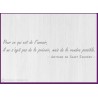 Citation Avenir saint exupéry vitrophanie calicot lettrage adhesif motivation bureaux porte mur signaletique deco 