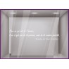 Citation Avenir saint exupéry vitrophanie calicot lettrage adhesif motivation bureaux porte mur signaletique deco 
