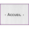 Sticker lettrage Accueil bureaux locaux professionnels porte vitre signalisation signaletique lettrage adhesif entreprise 
