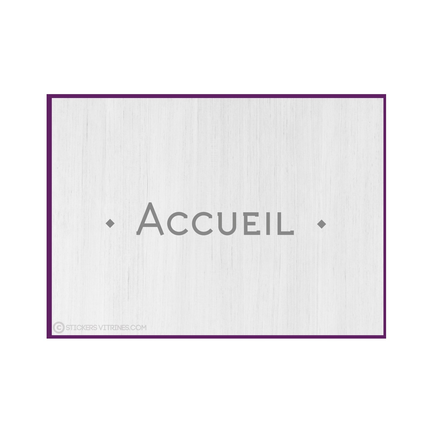 Sticker lettrage Accueil bureaux locaux professionnels porte vitre signalisation signaletique lettrage adhesif entreprise 