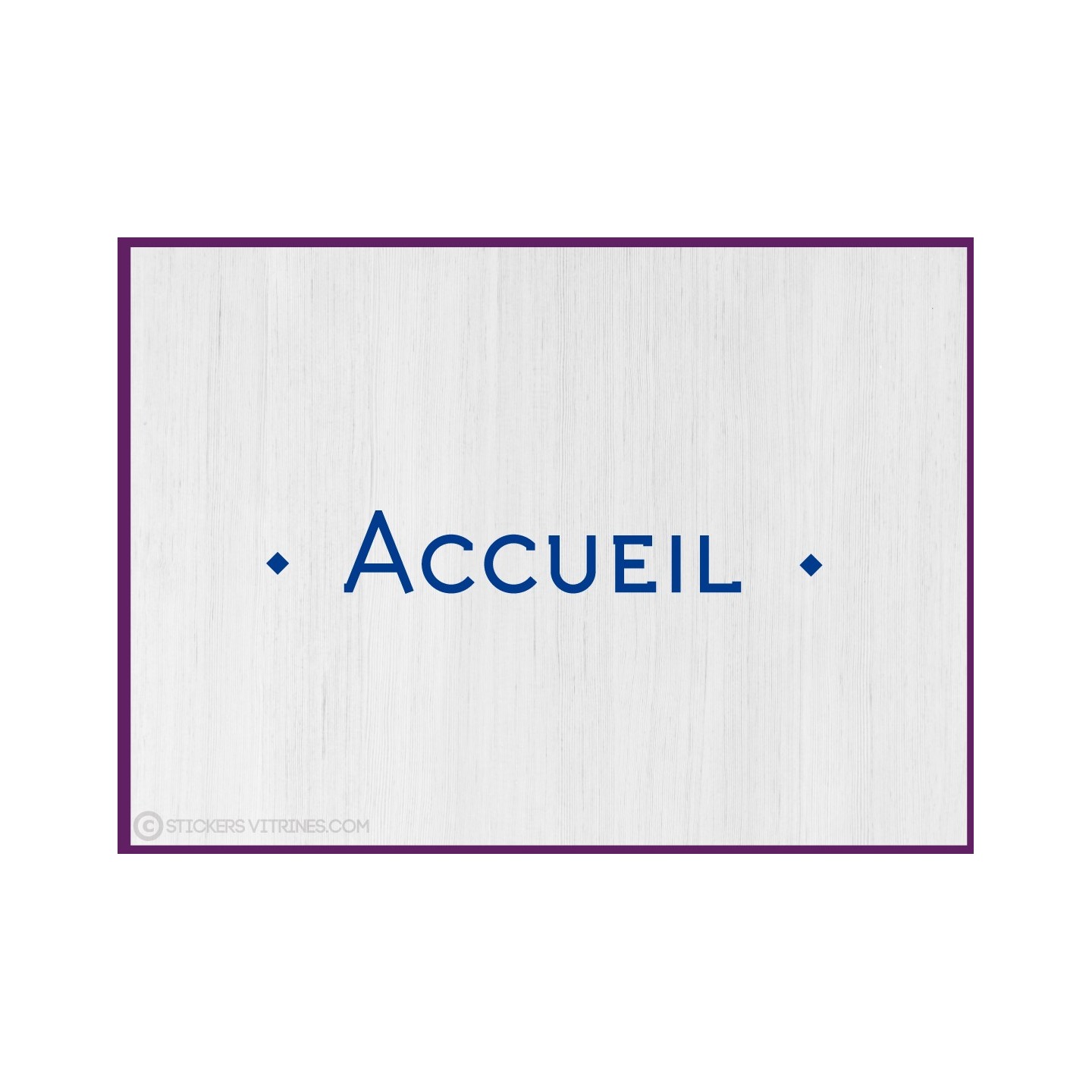 Sticker lettrage Accueil bureaux locaux professionnels porte vitre signalisation signaletique lettrage adhesif entreprise 