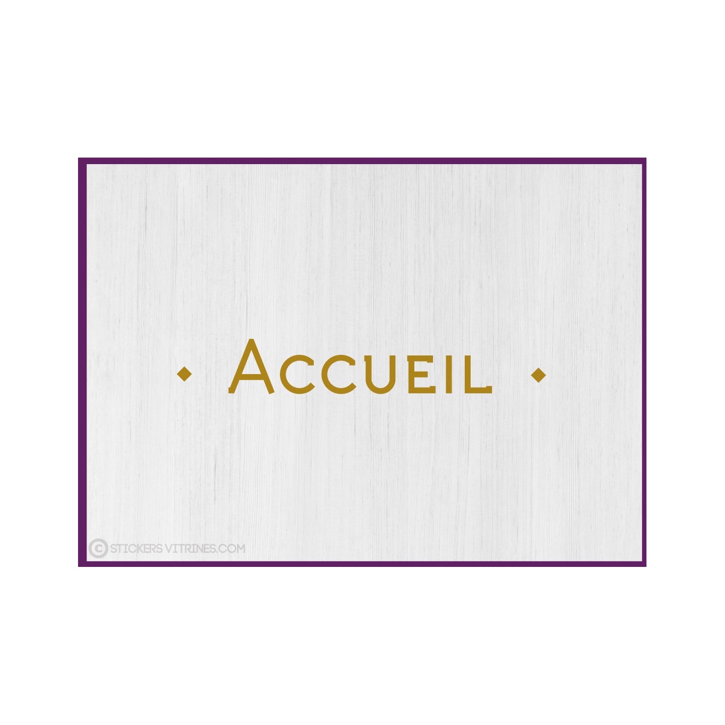 Sticker lettrage Accueil bureaux locaux professionnels porte vitre signalisation signaletique lettrage adhesif entreprise 