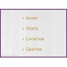 Sticker Agence Immobilière : achat, vente, location gestion vitrines vitrophanie porte signaletique calicot lettrage