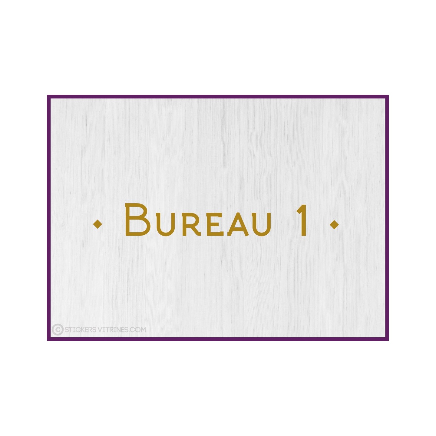 Sticker lettrage bureau vitrophanie signalétique porte mur locaux professionnels signalisation cabinet lettres adhésives