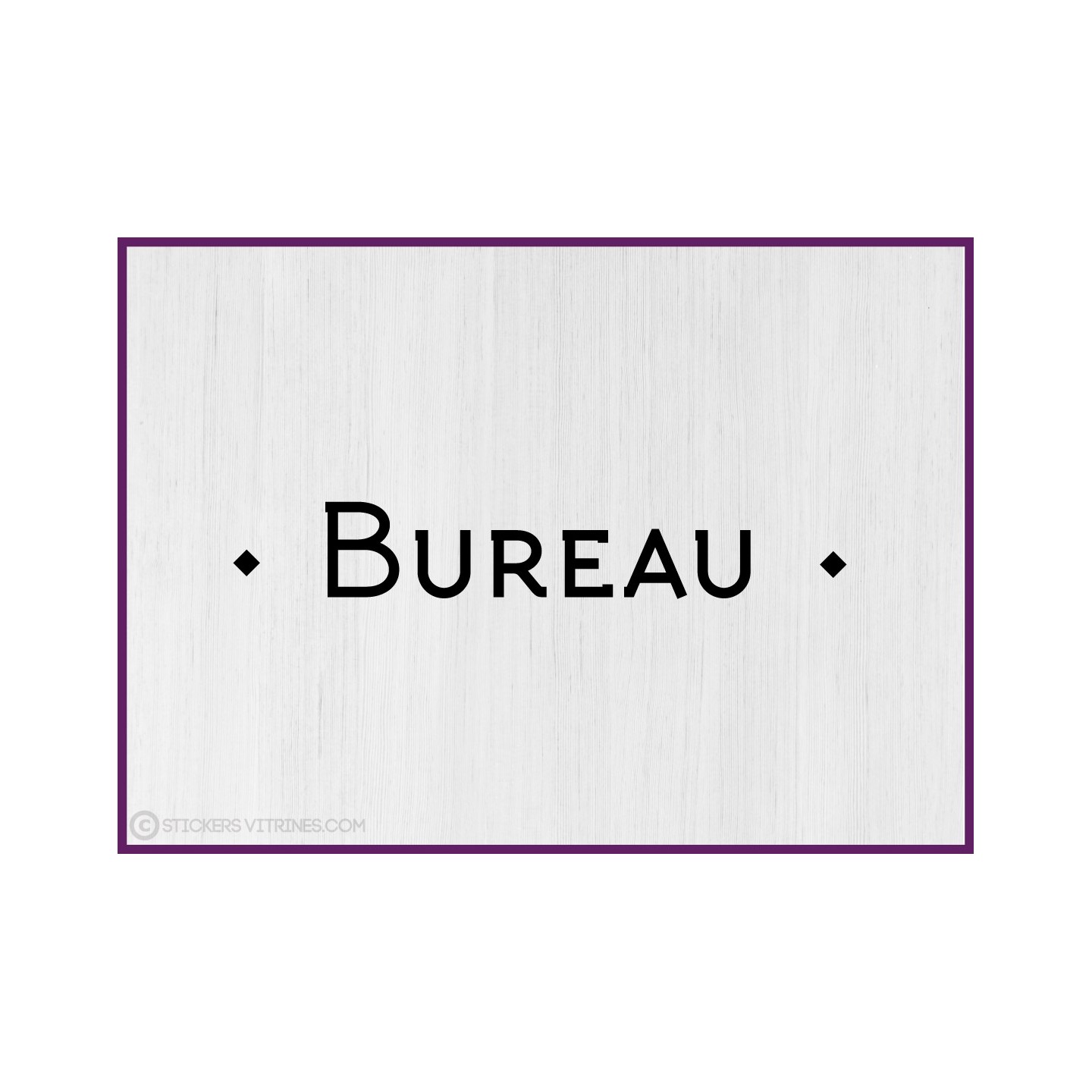 Sticker lettrage bureau vitrophanie signalétique porte mur locaux professionnels signalisation cabinet lettres adhésives