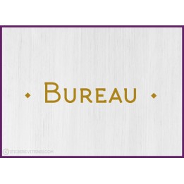 Sticker lettrage bureau vitrophanie signalétique porte mur locaux professionnels signalisation cabinet lettres adhésives