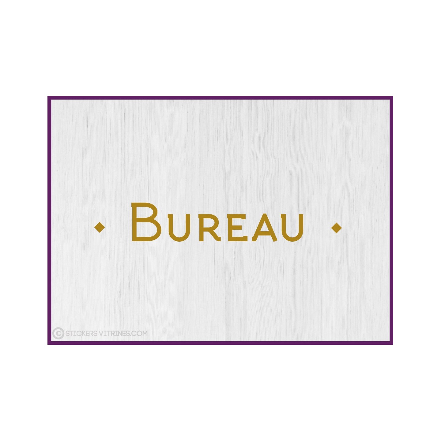 Sticker lettrage bureau vitrophanie signalétique porte mur locaux professionnels signalisation cabinet lettres adhésives