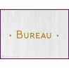 Sticker lettrage bureau vitrophanie signalétique porte mur locaux professionnels signalisation cabinet lettres adhésives