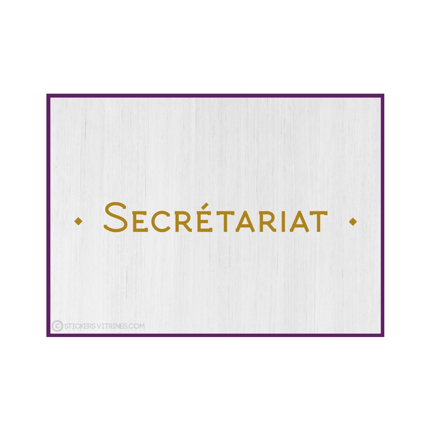 Sticker lettrage Secrétariat adhesif accueil bureaux porte cabinet signaletique avocat vitre mur décoration vitrophanie 