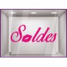 Sticker Soldes Bisou institut de beaute mode parfumerie chaussure accessoire destockage braderie liquidation demarque promotion 