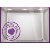 Sticker Timbre Bonne Fête Mamie Coeur Lettrage Fête des grands-mères Boutique Vitrine Magasin Fleuriste Bijouterie