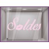 Sticker Soldes Bisou institut de beaute mode parfumerie chaussure accessoire destockage braderie liquidation demarque promotion 