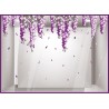 KIt de stickers glycines Printemps Fleuriste enseigne adhésif autocollant vitrophanie mode parfumerie calicot bijouterie 