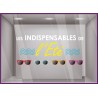 Les indispensables de l'été Lunettes opticiens vitrine adhésif vitrophanie calicot mode décoration lettrage adhesif