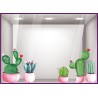 Kit de Stickers Cactus été soleil coeurs tendance fleuriste mode design saison summer 