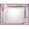 Kit de Stickers 2 Angles Fleurs adhésif pour devanture printemps vitrophanie calicot mode parfumerie institut beaute
