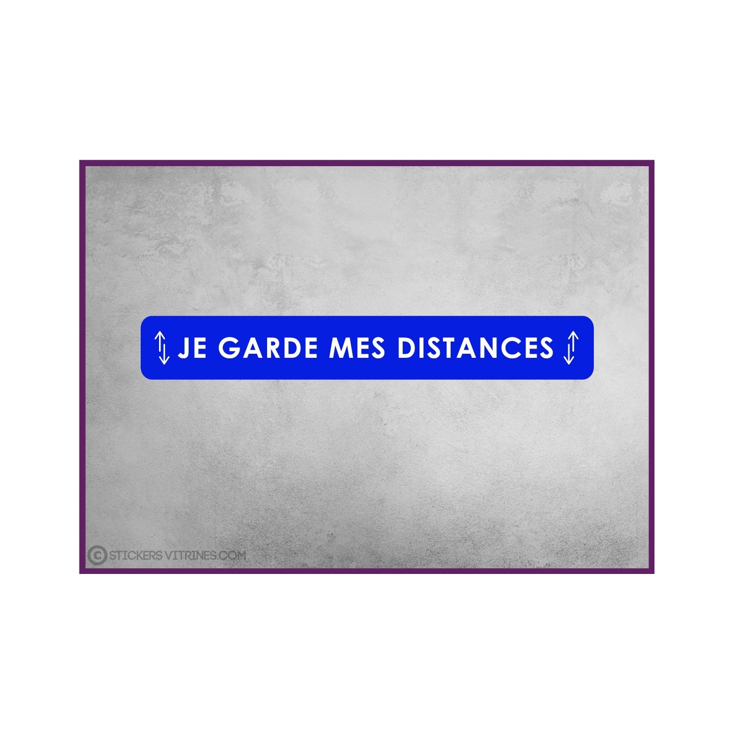 Sticker sol ruban distance de securite signaletique signalisation covid-19 coronavirus autocollant magasin antidérapant adhesif